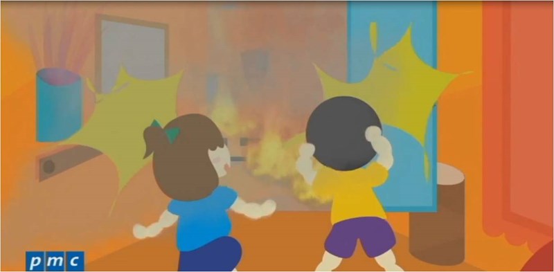 Video HD trẻ thoát khỏi hỏa hoạn